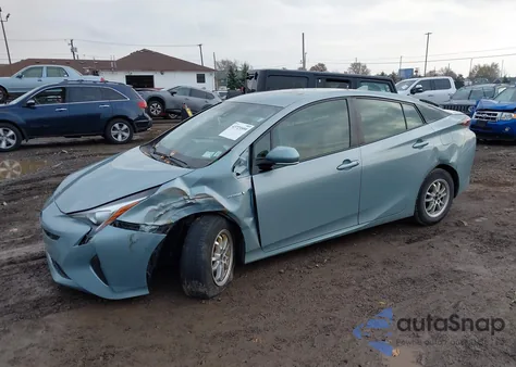 2018 Toyota Prius Two из США, поврежденный, VIN JTDKBRFU4J3594576